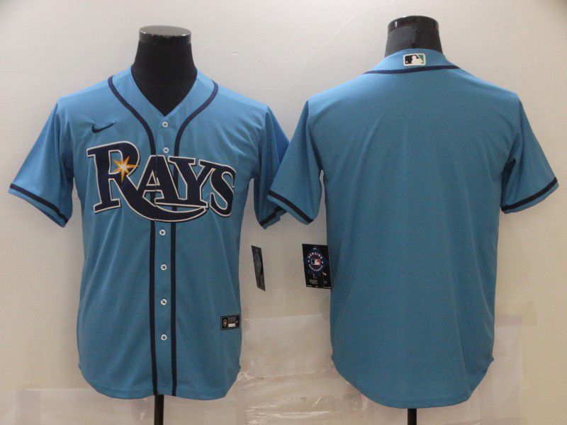 Men Tampa Bay Rays Blank Light blue Game 2021 Nike MLB Jersey->tampa bay rays->MLB Jersey